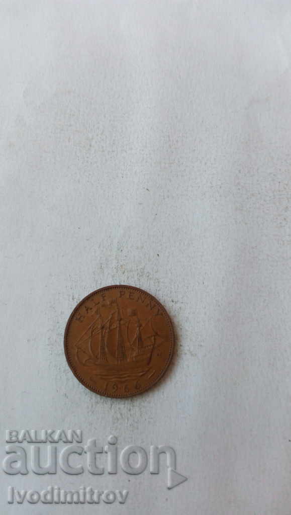 Marea Britanie 1/2 penny 1966