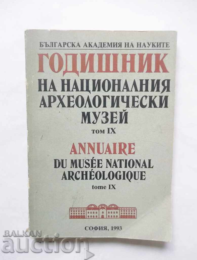 Ετήσιο βιβλίο του Εθνικού Αρχαιολογικού Μουσείου. Τόμος 9, 1993