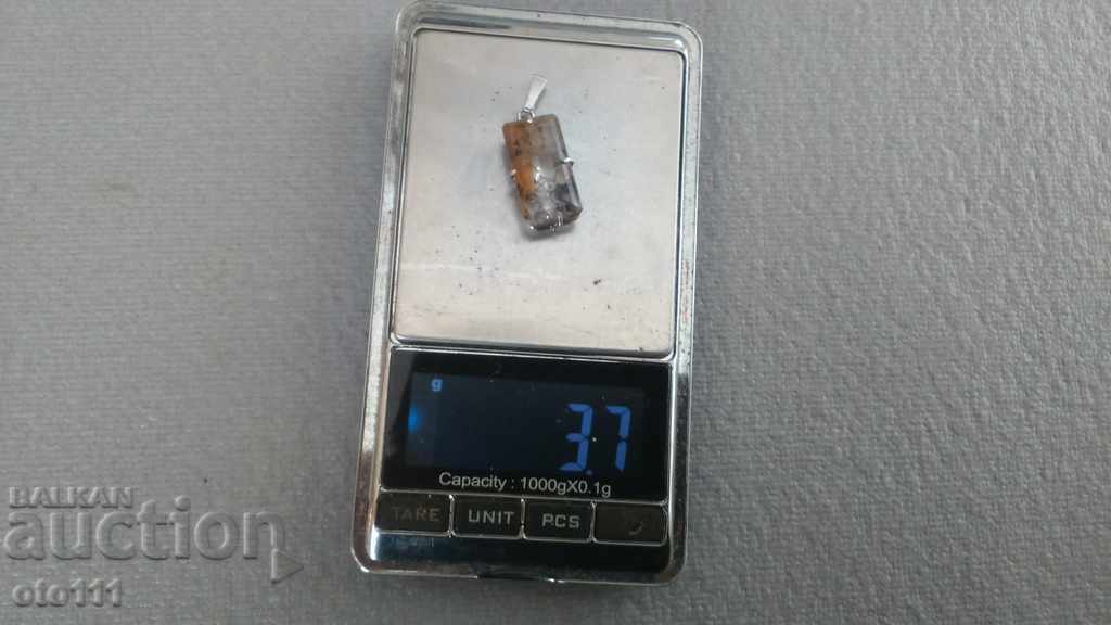 OLD SILVER PENDANT - 6