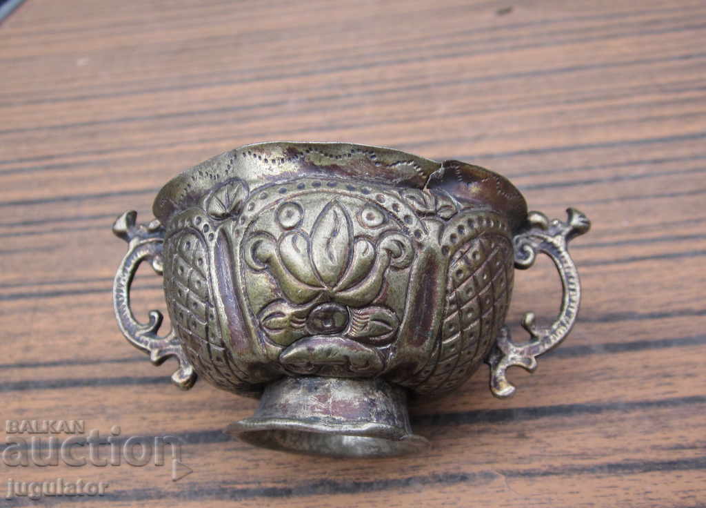 Auction  Bulgarian Renaissance silver vessel religious cup baptism