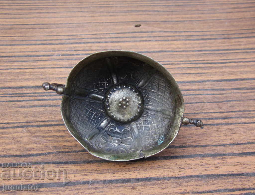 Bulgarian Renaissance silver vessel religious cup baptism - 6