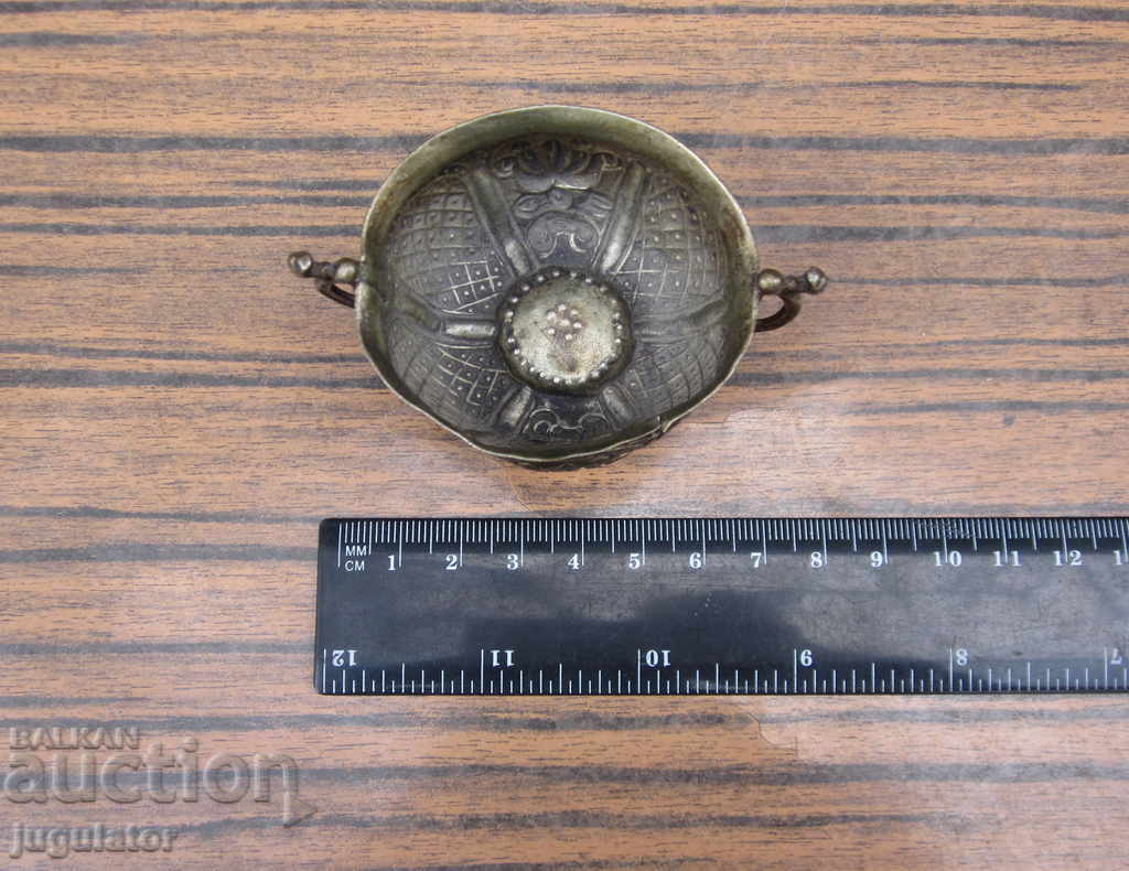 Bulgarian Renaissance silver vessel religious cup baptism - 7