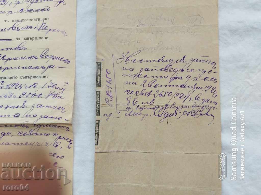 Auction  RADOMIR - PROTEST - RECORD OF ORDER