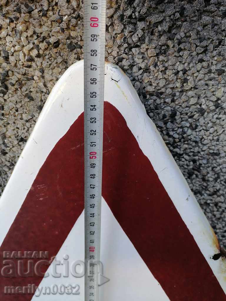 Enamelled road sign from the early 1960s - 6 Enamelled road sign from the early 1960s - 6