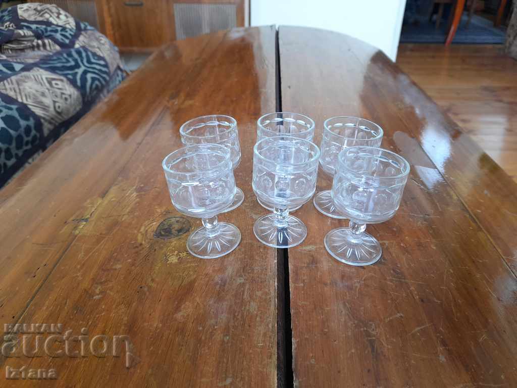 Δημοπρασία Παλιά γυάλινα ποτήρια Χρυστάλλινα Δημοπρασία Παλιά γυάλινα ποτήρια Χρυστάλλινα