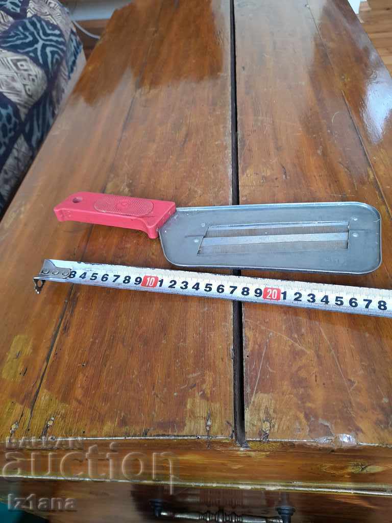 Old kitchen cutting tool with price 22.00 BGN | € 11.25 Old kitchen cutting tool with price 22.00 BGN | € 11.25