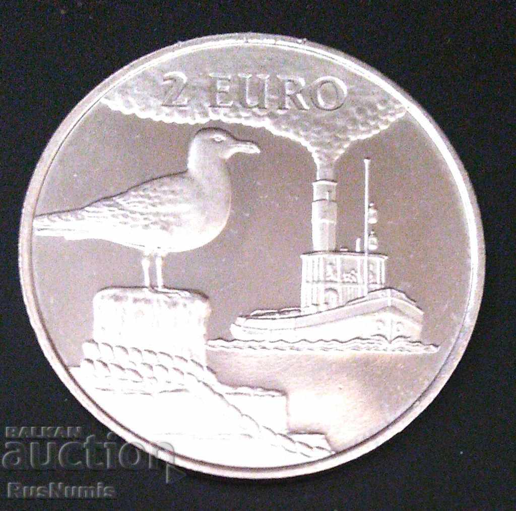 Olanda. 2 EUR, 1997. Navigație interioară. UNC.
