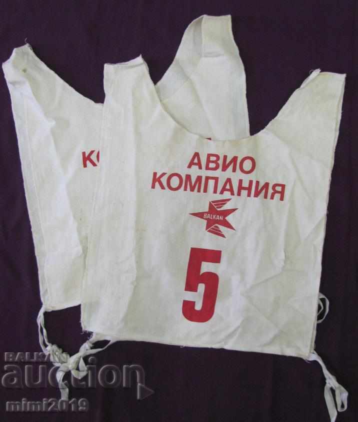 Auction 50s Balkan Airlines Signal Vests 4 pcs. Auction 50s Balkan Airlines Signal Vests 4 pcs.