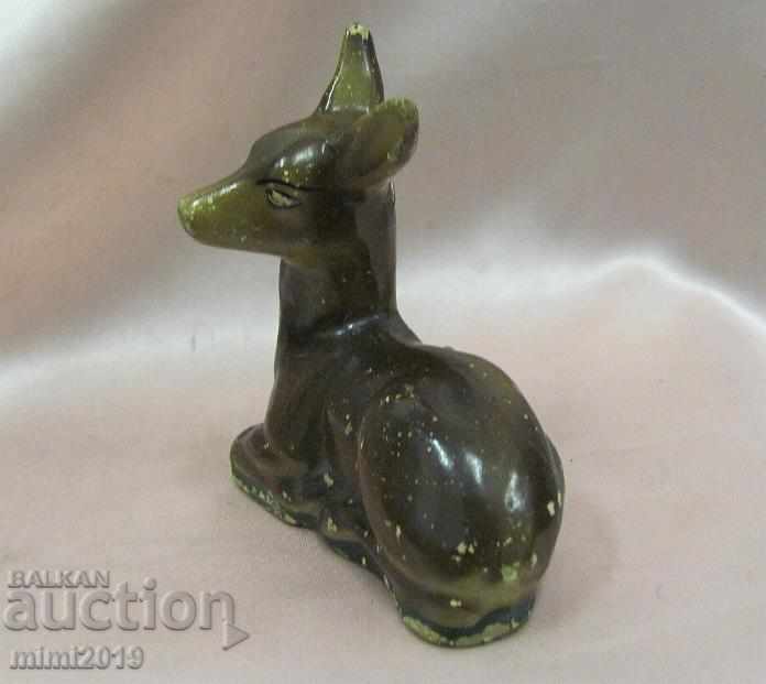 19th century Ceramic Figure - Deer - 5
