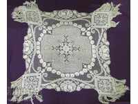 19 век Ръчно Плетена Покривка за Маса
