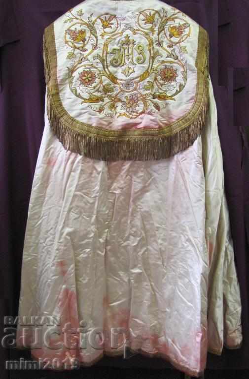 Auction 20s Christian Church Cloak Paris gold tinsel, silk Auction 20s Christian Church Cloak Paris gold tinsel, silk