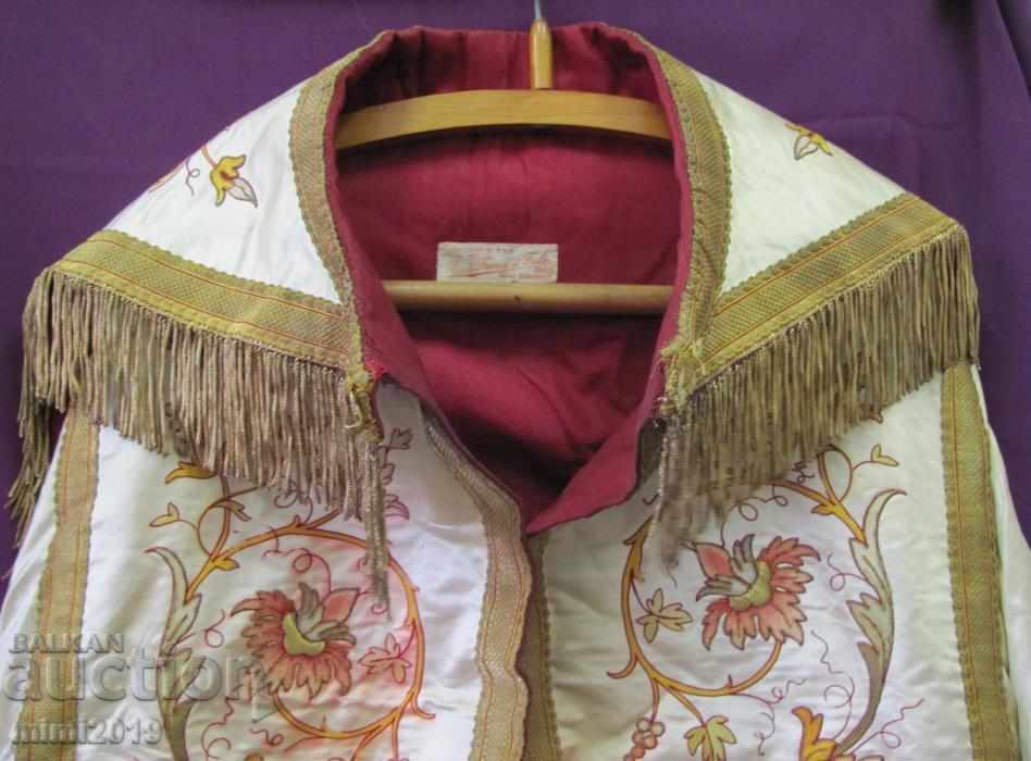 20s Christian Church Cloak Paris gold tinsel, silk - 6 20s Christian Church Cloak Paris gold tinsel, silk - 6