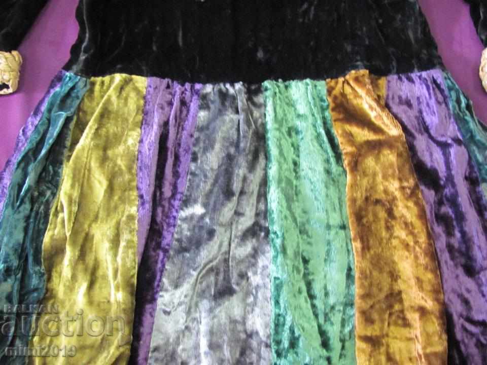 60s Velvet Women's Dress - 6 60s Velvet Women's Dress - 6