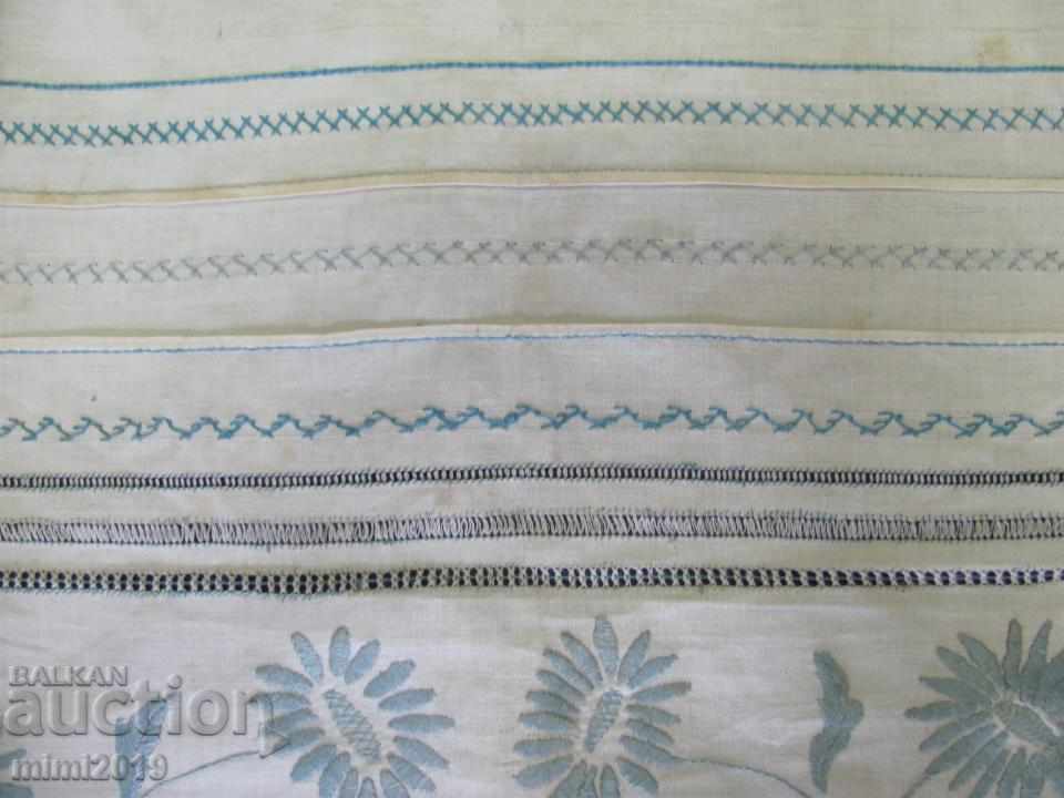 Delivery of 19th Century Hand Embroidery Monogram A