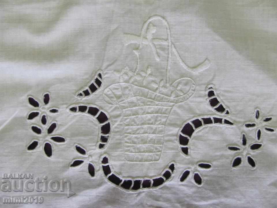 Delivery of 19th century Women's Apron Monogram Z / A / P Delivery of 19th century Women's Apron Monogram Z / A / P