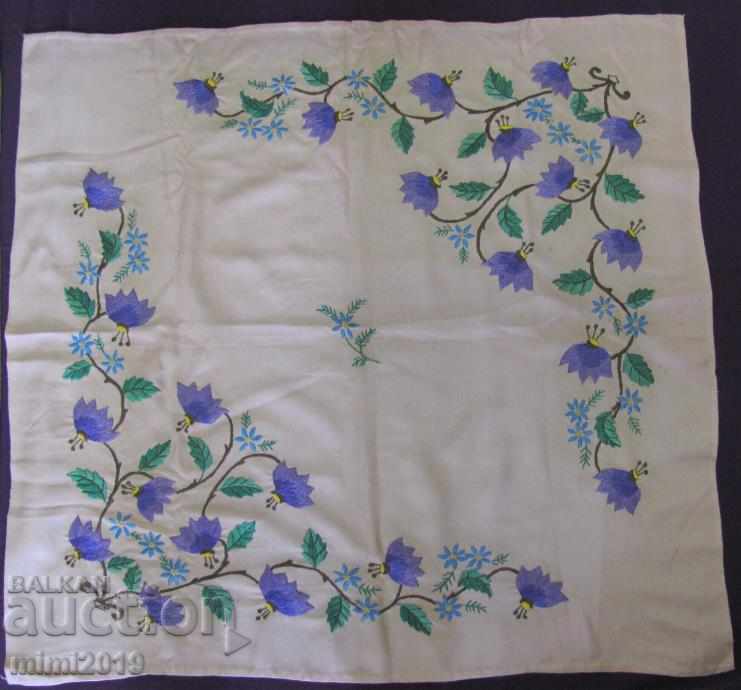 50s Vintage 2 pcs. Tablecloths hand embroidered - 5