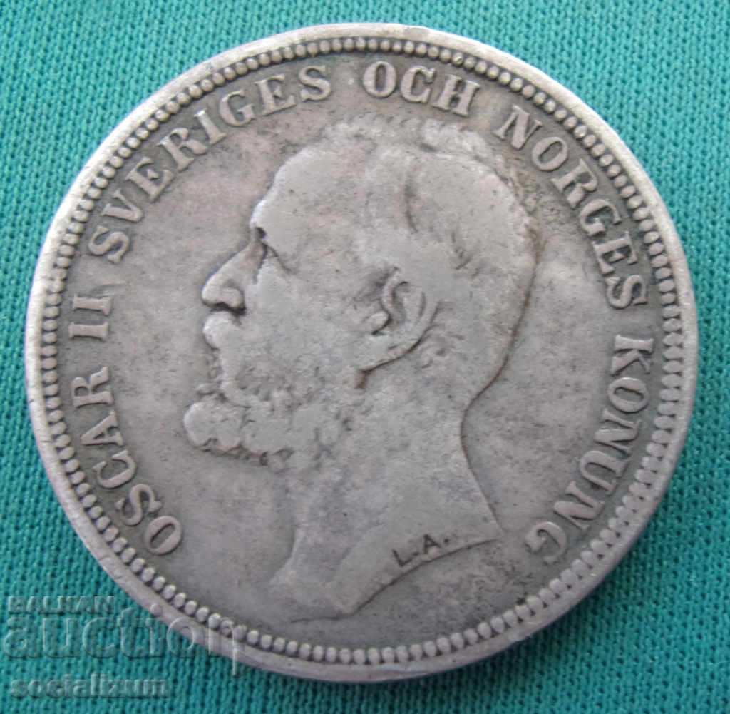 Suedia 2 Coroane 1890 EB Foarte rar cu preț € 33.23 | 64.99 BGN