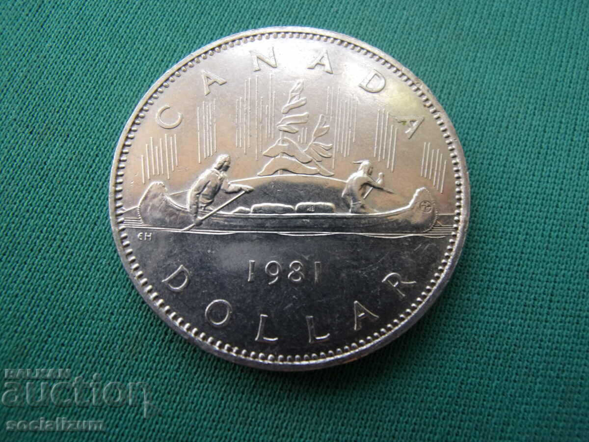 Аукцион Канада  1  Долар  1981  Rare