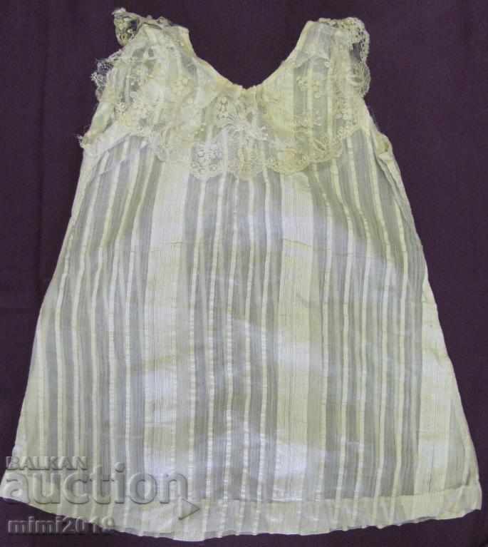 Delivery of 19th century Children's Nightgown Silk Kenar Delivery of 19th century Children's Nightgown Silk Kenar