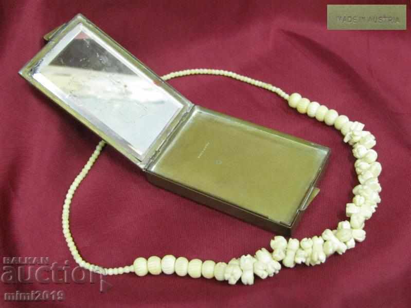 1939 Women's Bronze Powder and Bone Necklace - 6 1939 Women's Bronze Powder and Bone Necklace - 6