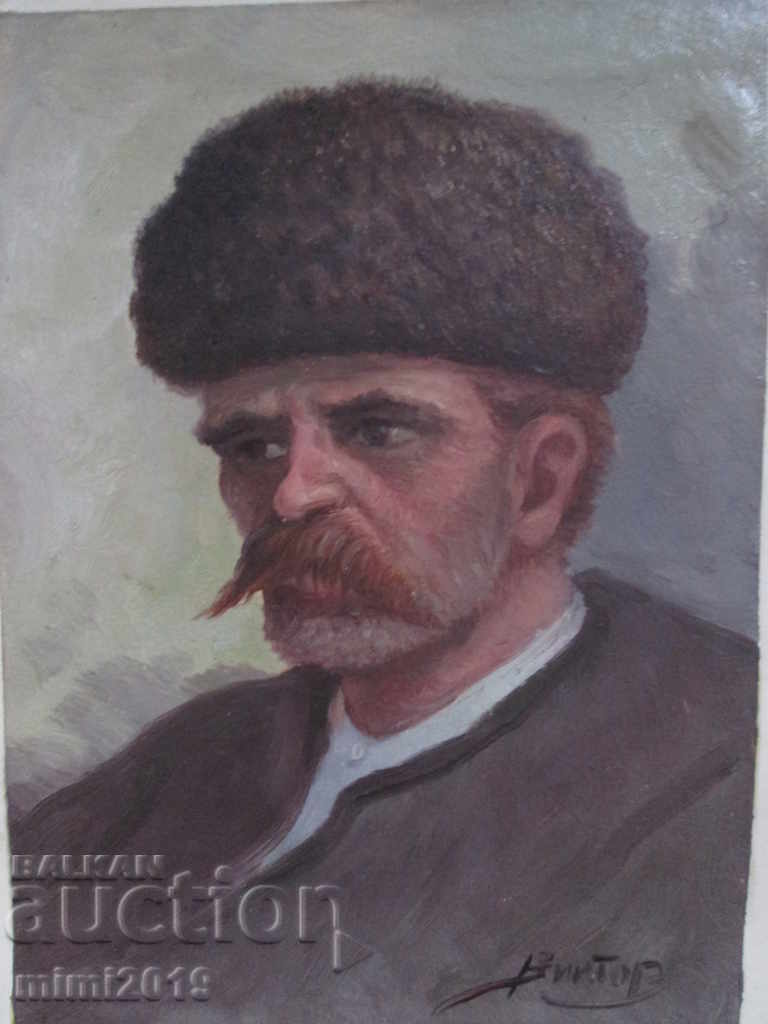 Delivery of Old painting - portrait - oil, cardboard, master, signature Delivery of Old painting - portrait - oil, cardboard, master, signature