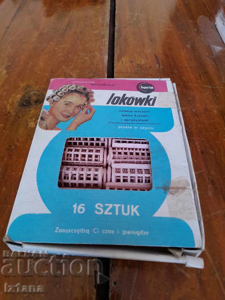 Old hair rollers with price 27.00 BGN | € 13.80 Old hair rollers with price 27.00 BGN | € 13.80