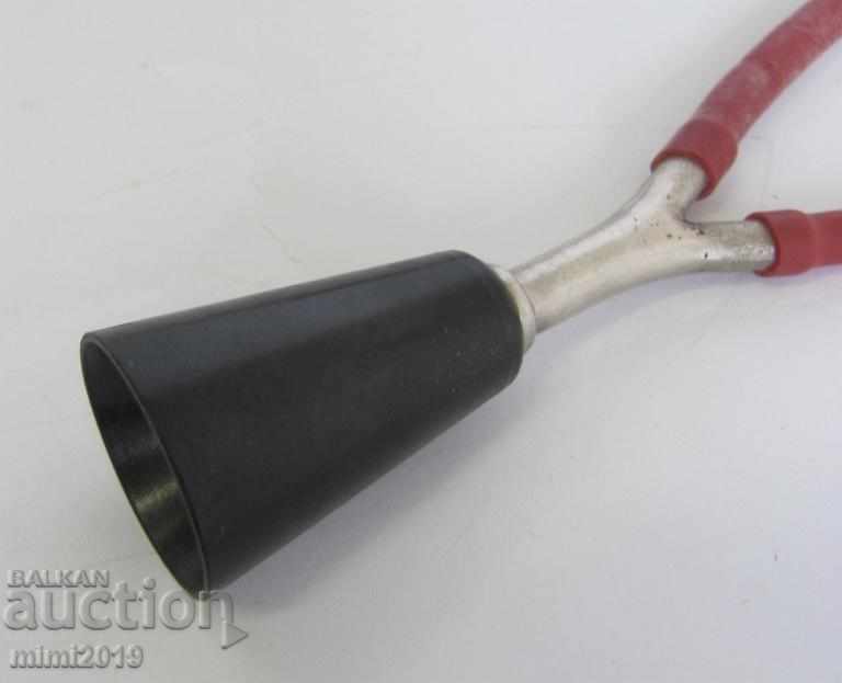 19th century Binaoral Stethoscope with bakelite bell - 5 19th century Binaoral Stethoscope with bakelite bell - 5