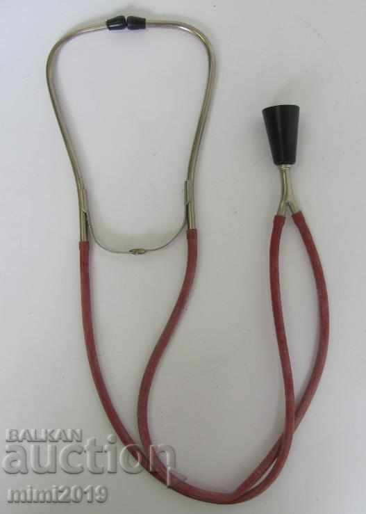 19th century Binaoral Stethoscope with bakelite bell - 6 19th century Binaoral Stethoscope with bakelite bell - 6