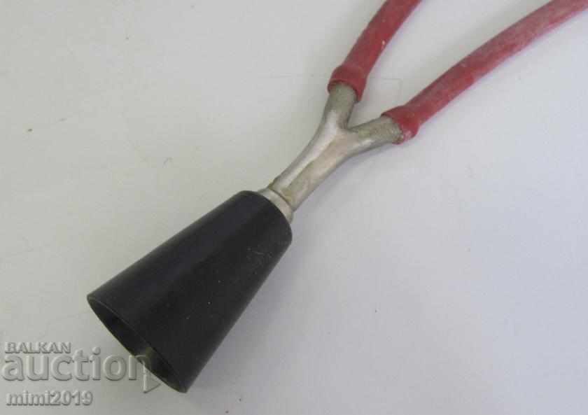 19th century Binaoral Stethoscope with bakelite bell - 5 19th century Binaoral Stethoscope with bakelite bell - 5