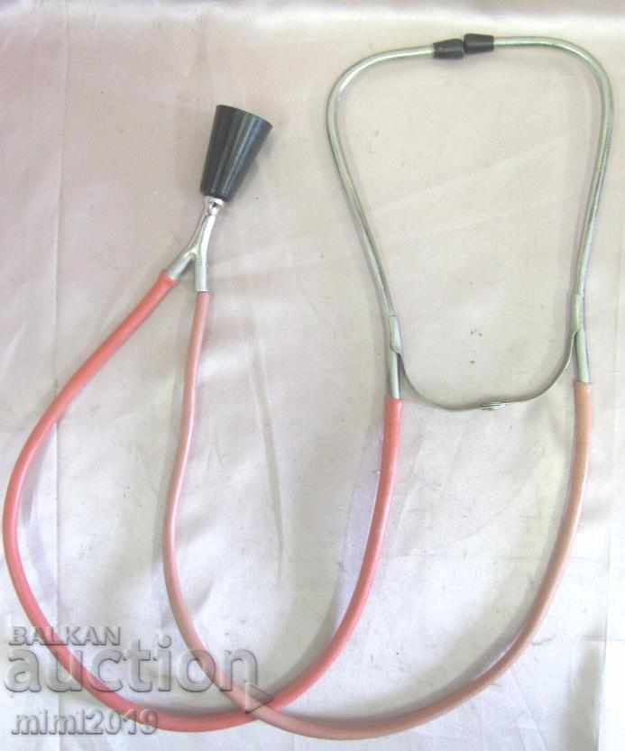 Stetoscop binaoral din secolul al XIX-lea cu clopot din bakelită cu preț 60.00 BGN | € 30.68