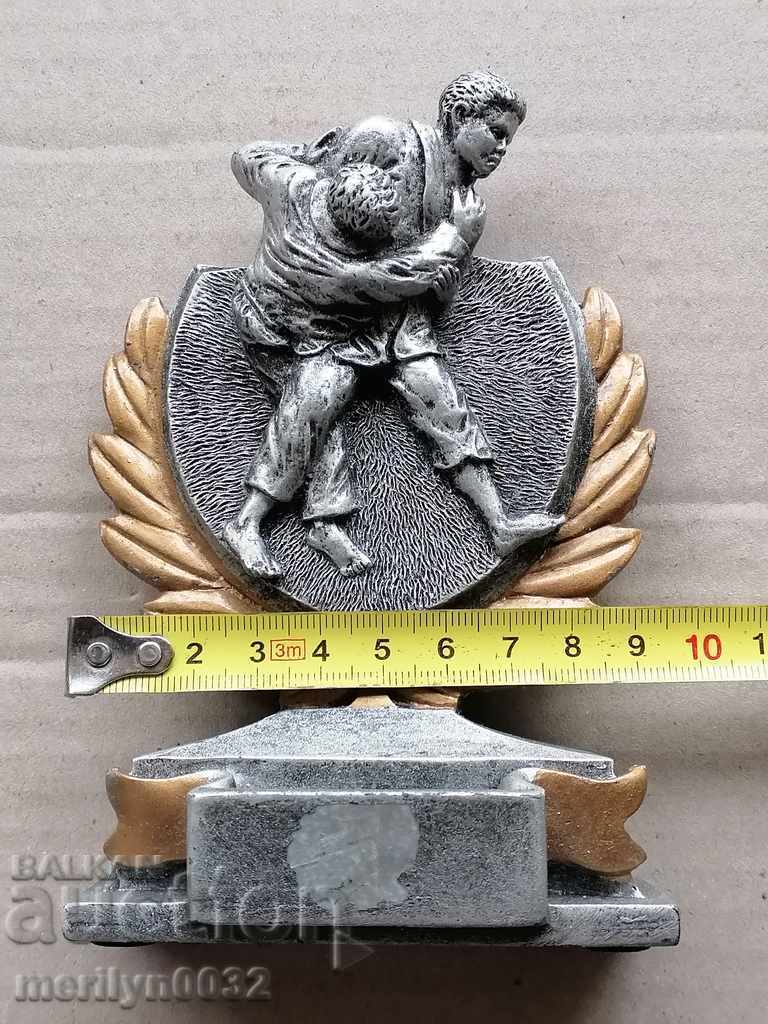 Fighting figure, wrestlers plastic, sculpture, award - 5 Fighting figure, wrestlers plastic, sculpture, award - 5