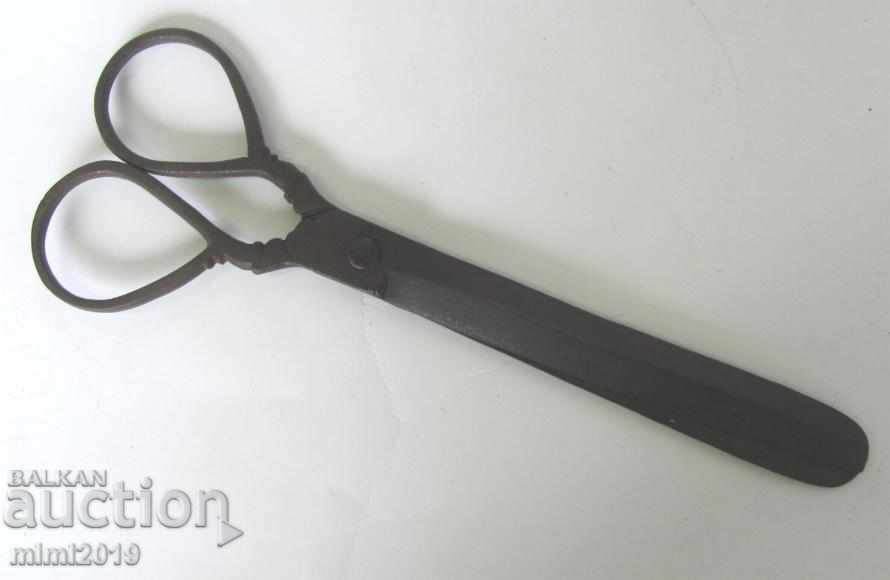 19 век Ръчно Кована Голяма Желязна Ножица - 5 19 век Ръчно Кована Голяма Желязна Ножица - 5
