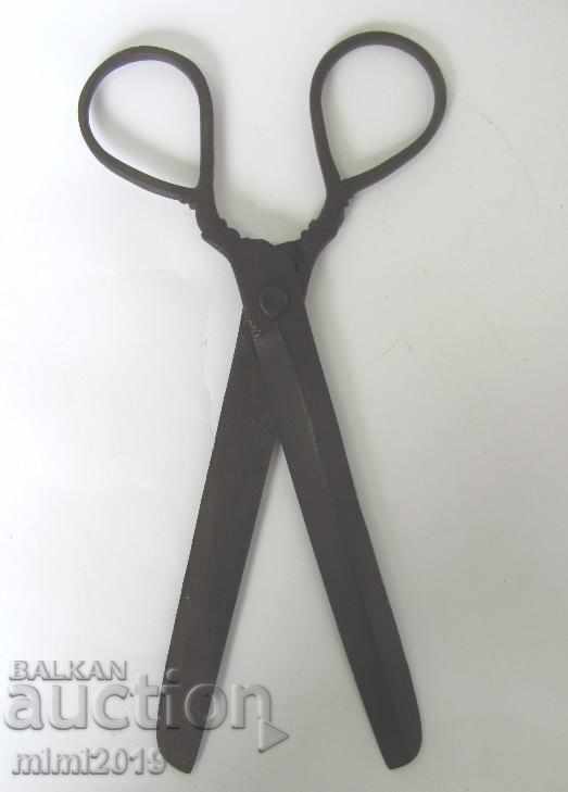 19 век Ръчно Кована Голяма Желязна Ножица - 6 19 век Ръчно Кована Голяма Желязна Ножица - 6
