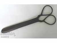 19th century Hand Forged Large Iron Scissors