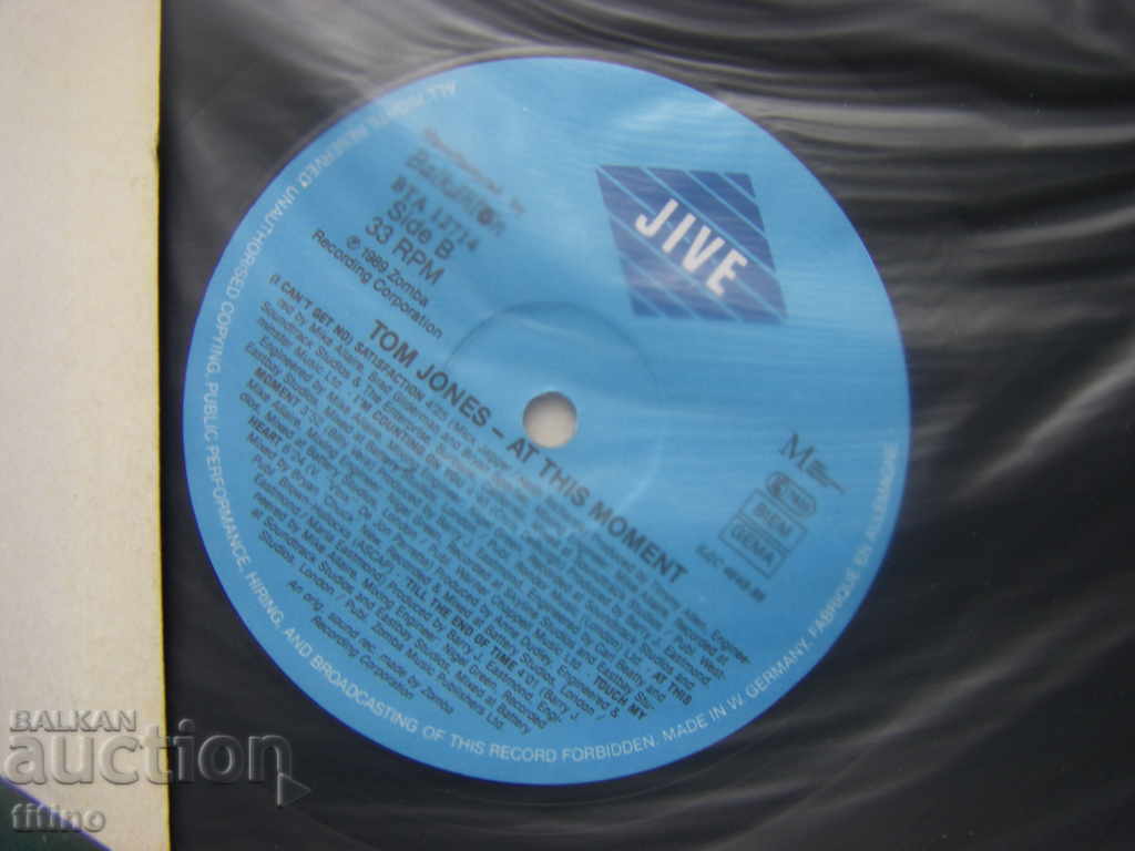 Auction BTA 12714 - Tom Jones. At This Moment Auction BTA 12714 - Tom Jones. At This Moment