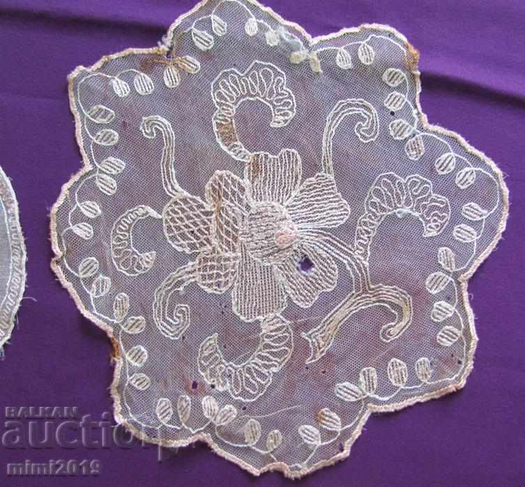 19th century 5 pcs. Handmade Embroidery Karenza - 6 19th century 5 pcs. Handmade Embroidery Karenza - 6