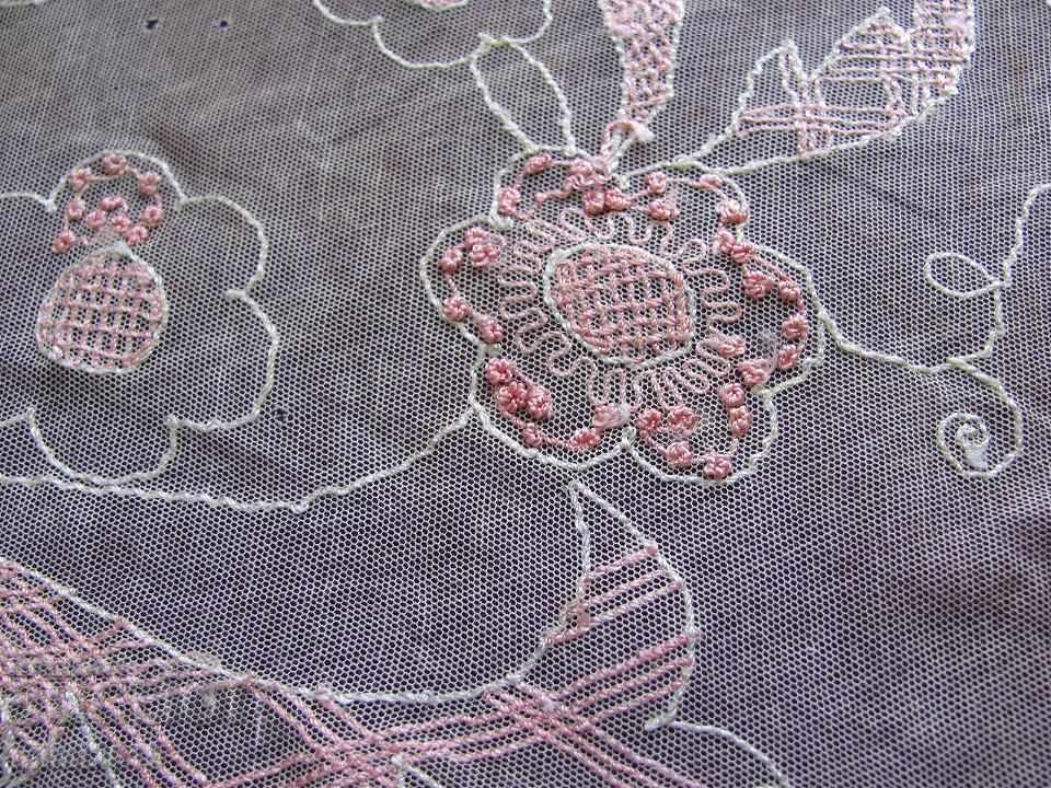 19th century 5 pcs. Handmade Embroidery Karenza - 7 19th century 5 pcs. Handmade Embroidery Karenza - 7