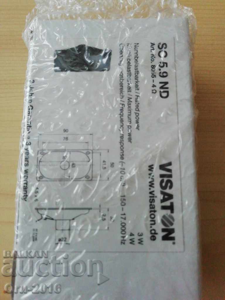 Auction Visaton SC 5.9 ND TV / Speakers 3 W speaker Auction Visaton SC 5.9 ND TV / Speakers 3 W speaker