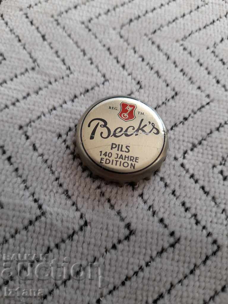 Beer cap, Becks beer