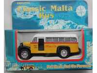 Classic Malta Bus / Малта Автобус жълт - Количка за колекция