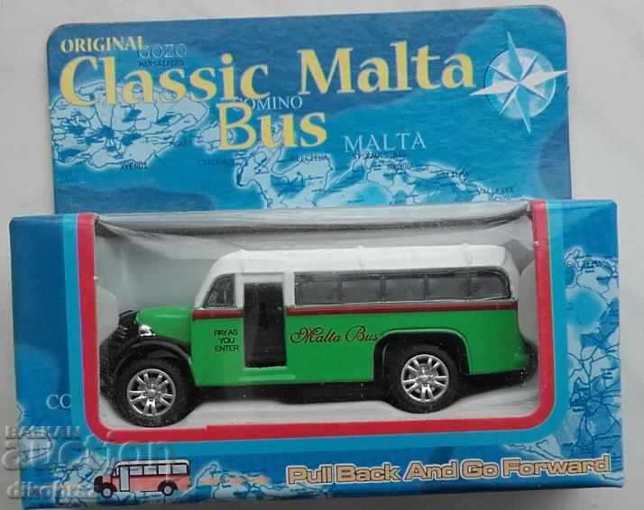 Classic Malta Bus / Малта Автобус зелен  Количка за колекция