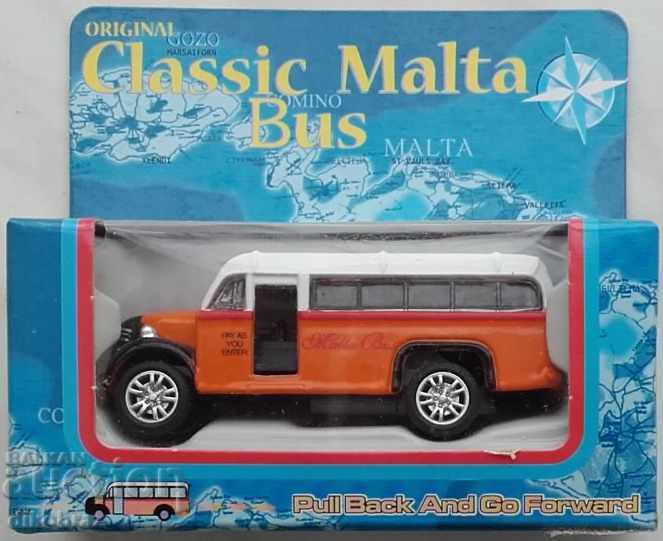 Classic Malta Bus / Малта Автобус оранж  Количка за колекция