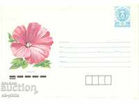 Пощенски плик - Цветя - Лаватера