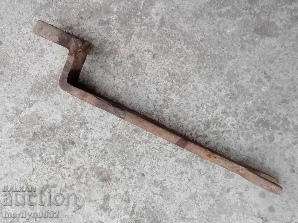 Delivery of An old forged key from a wagon-workshop wagon workshop