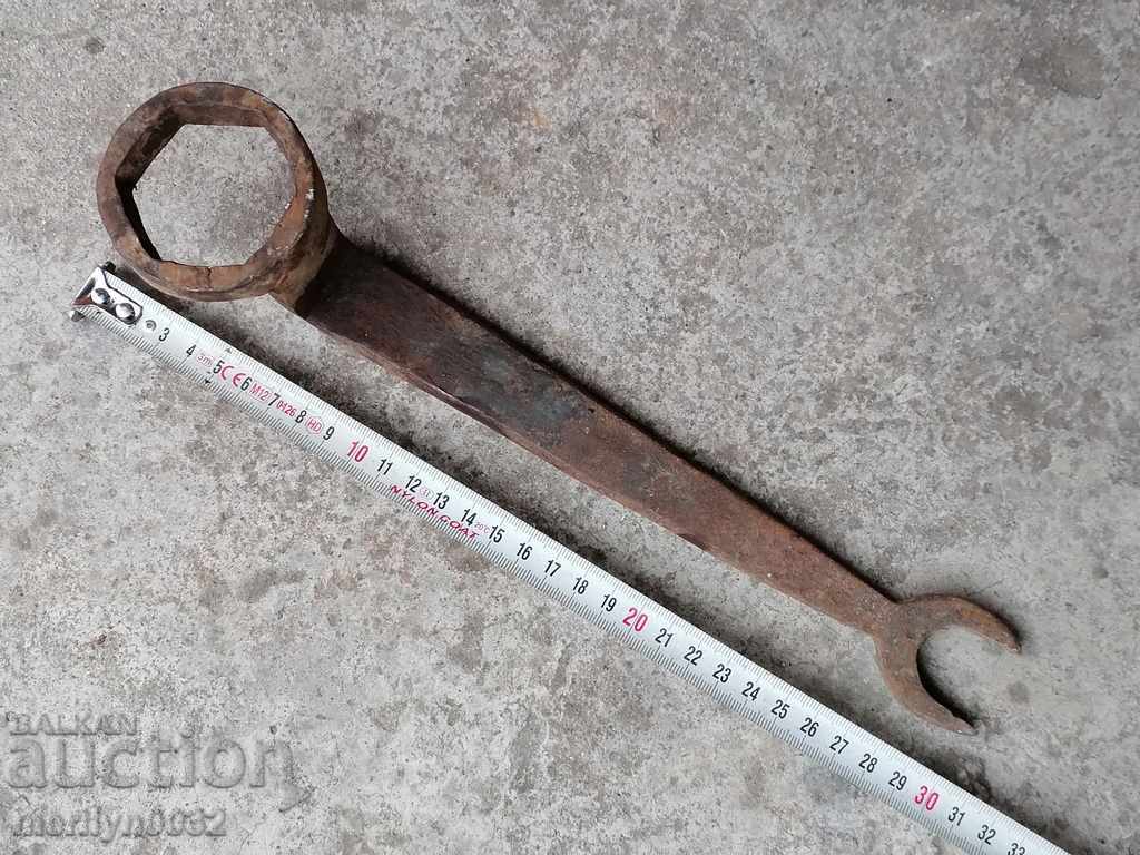 An old forged key from a wagon-workshop wagon workshop - 6
