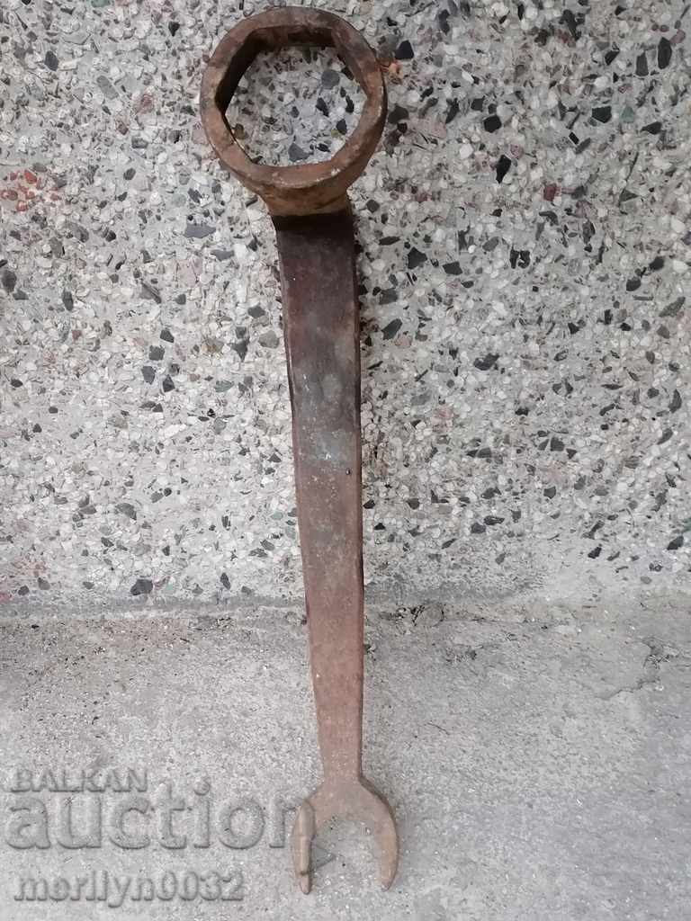 An old forged key from a wagon-workshop wagon workshop - 7
