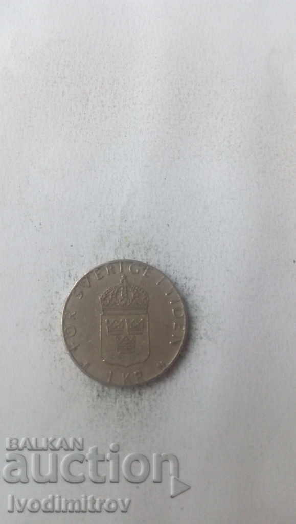 Sweden 1 krona 1977