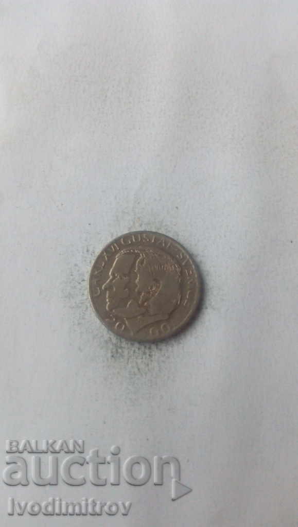 Sweden 1 krona 2000 with price 0.65 BGN | € 0.33