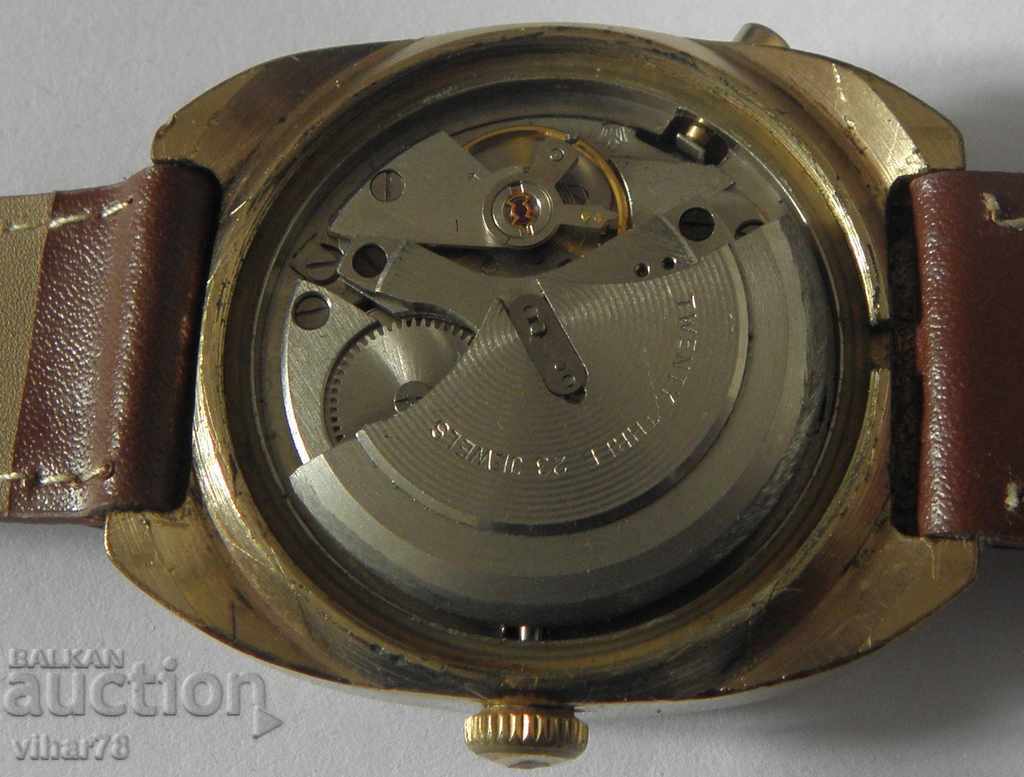 MEN'S GOLD-PLATED WATCH POLJOT AUTOMATIC - 5