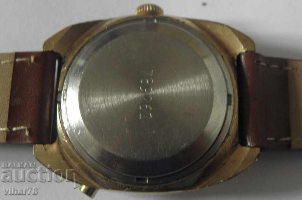 MEN'S GOLD-PLATED WATCH POLJOT AUTOMATIC - 6